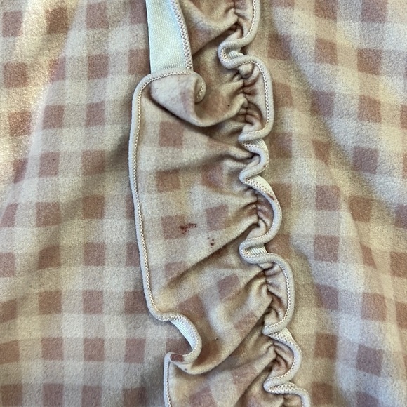 SweetHoney mauve checker one piece dreamer pajamas - Picture 5 of 12